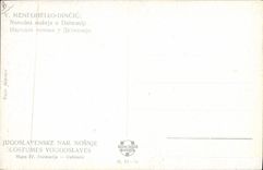 CPA Illustrateur Meneghello Dincic Nardona nosnja u Dalmacijo Yougoslavie Folklore 