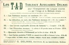 CPA Les tableaux auxiliaires Delmas TAD Hay making Enseignement