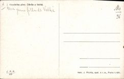 CPA Illustrateur Koudelka Devce z Velke Folklore