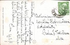 VINTAGE POSTCARD Illustrator Child Sheep