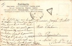 VINTAGE POSTCARD Japanese Japan Woman Folklore Music