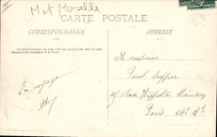 CPA Avion Aviation Dirigeable Zeppelin Le Lebaudy planant sur le fort Fort Saint Michel Toul