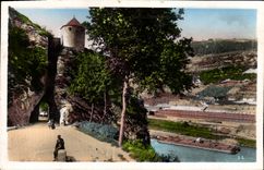 VINTAGE POSTCARD Besancon the Taillee Gate