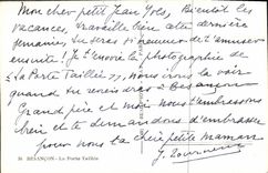CPA Besancon La Porte Taillee
