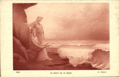 CPA Au Bruit De La Vague