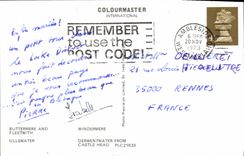 MODERN CARD Lake Ullswater District