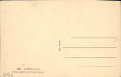 POSTAL Fortifiee entrado Carennac de la VENDIMIA del mayor de Prioress