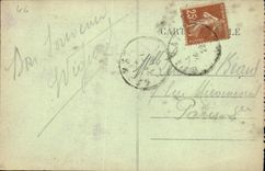 VINTAGE POSTCARD Well De Padirac Lake Of the Rain