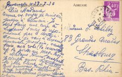 VINTAGE POSTCARD Besancon View Of the Quays