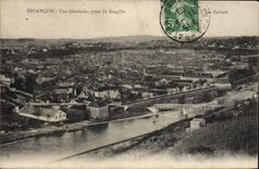 VINTAGE POSTCARD Besancon View Taken De Bregille