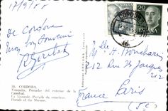 POSTAL Córdoba Mezquita Portadas Del Exterior Of Catedral de la VENDIMIA