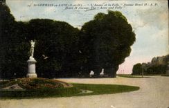 CPA St Germain En Laye L'amour et la folie Avenue Henri II