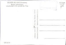 MODERN CARD Pointe Of the Picturesque Strong current Road Leading To the Point of Van Moulin has vefnt