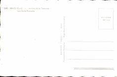 POSTAL MODERNA jardines de Nimes de la fuente les Bains romana