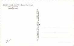 MODERN CARD Le Havre View