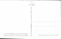 MODERN CARD the Sickle L Hotel Of Mainoz Sea Of Clouds And Chains Of the Alps