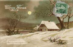 CPA Fantaisie Bonne Annee 