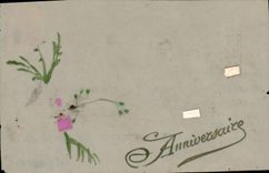 VINTAGE POSTCARD Fantasy Birthday