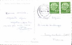 MODERN CARD Duisburg Strandbad Wedau put Regattabahn