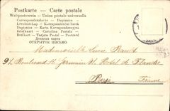 VINTAGE POSTCARD Mulhausen Rathaus Town hall