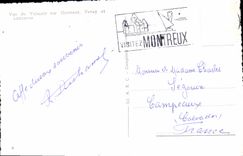 MODERN CARD Seen of Valmont on Montreux Vevey and Lausanne