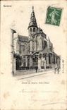 CPA Semur Abside de l'Eglise Notre Dame