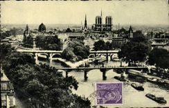 CPA Paris La Cite Vue Panoramique