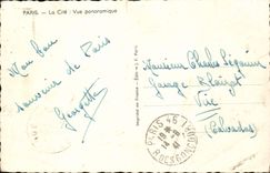 CPA Paris La Cite Vue Panoramique