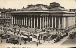 VINTAGE POSTCARD Paris the Stock Exchange