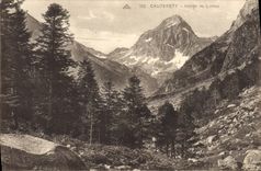 VINTAGE POSTCARD Cauterets Valley of Lutour