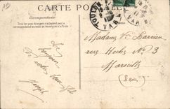 VINTAGE POSTCARD Warship Catastrophe of Freedom funerals the President of the Republic and members of the government