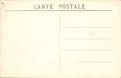 VINTAGE POSTCARD Warship Catastrophe of the armor Freedom Breach of the Republic