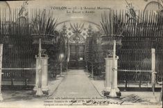 CPA Bateau de guerre Toulon Arsenal militaire La salle d'armes