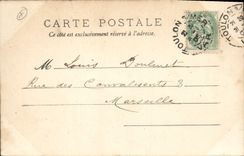 VINTAGE POSTCARD Warship military Toulon Arsenal the room of weapons