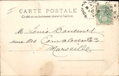 CPA Bateau de guerre Visite officielle a bord de l'escadre