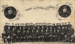 CPA Bateau de guerre Musique des equipages de la flotte 