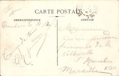 VINTAGE POSTCARD Warship Toulon School of the mechanics Kitchen