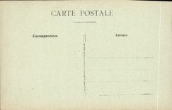 VINTAGE POSTCARD Plane Aviation In Hunaudieres the airplane