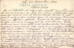 VINTAGE POSTCARD Plane Vedrines Aviation leaving in recognition on its apparatus the Cow