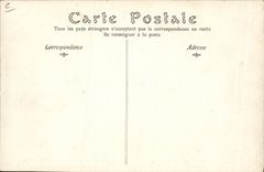 VINTAGE POSTCARD Plane Toury Aviation in Beauce Bleriot on its monoplane Plow Horse