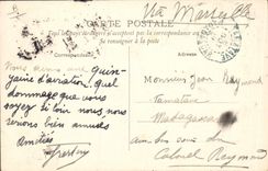 VINTAGE POSTCARD Plane Aviation Le Havre View of Nice Native of Le Havre