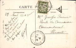 VINTAGE POSTCARD Avion Aviation Bleriot Monoplane controls by Jane Herveu