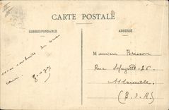 CPA Avion Aviation Aerodrome du Camp de Chalons M le Capitaine Burgeat au vol sur monoplan Antoinette 