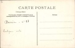 CPA Avion Aviation Barrier sur monoplan Bleriot 