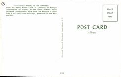 CPm Car 1910 Buick model 10 Toy Barrel Henry Austin Clark Jr Collection Long Island Car museum
