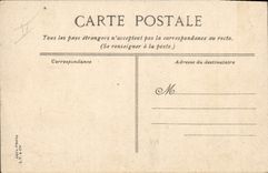 VINTAGE POSTCARD Automobile Circuit of the Sarthe the straight line between Connerre and St Mars