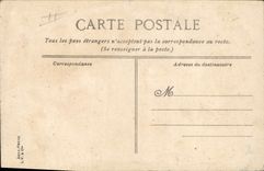 VINTAGE POSTCARD Automobile Circuit of the Sarthe a descent before St Calais