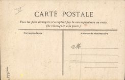 VINTAGE POSTCARD Automobile Circuit of the Sarthe Left Cherre