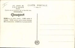 VINTAGE POSTCARD Automobile Factories of Sochaux Production center