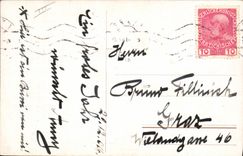 CPA Illustrateur Couple Folklore